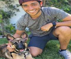 He is an animal lover and has adopted a rescued female dog whom he named as Bageera.